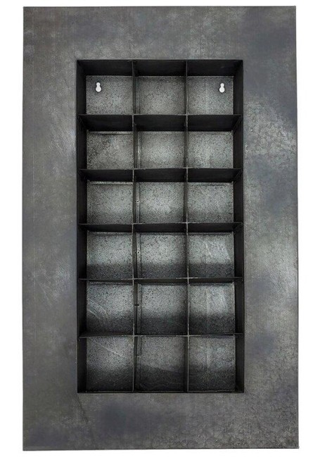Metal Duvar Saksısı Dekoratif Galvanizli Çelik Büyük Boy Çiçeklik