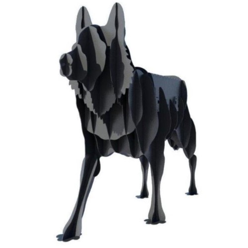 Köpek Mangal Lazer Kesim Dekoratif Metal Heykel