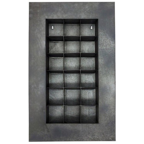 Metal Duvar Saksısı Dekoratif Galvanizli Çelik Büyük Boy Çiçeklik